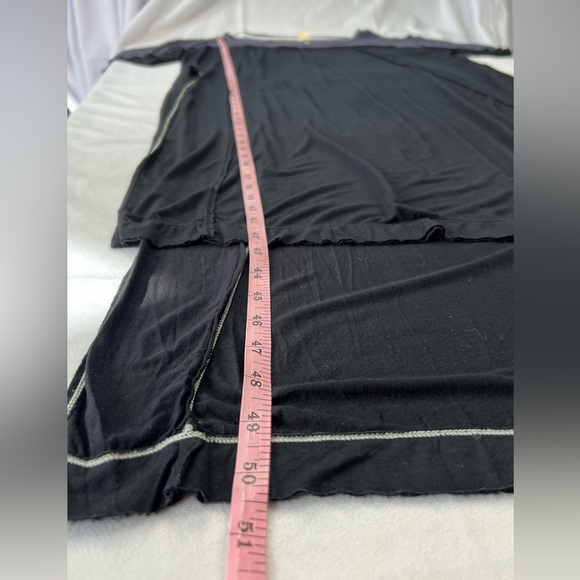 FREE PEOPLE Colorblock Bandwagon Side Slit Tunic Top Size Large - We The Free - Picture 3 of 6